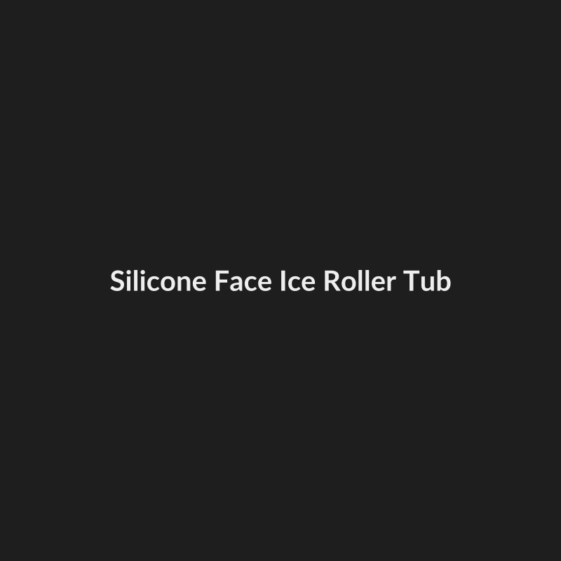Silicone Face Ice Roller Tub