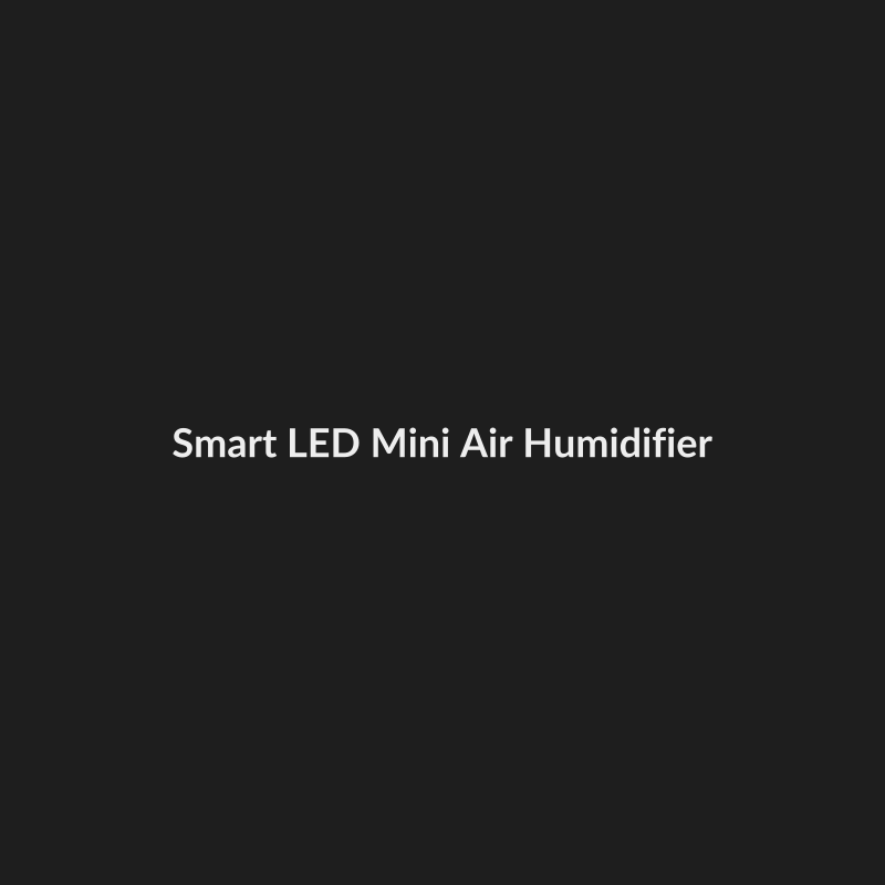 Smart LED Mini Air Humidifier