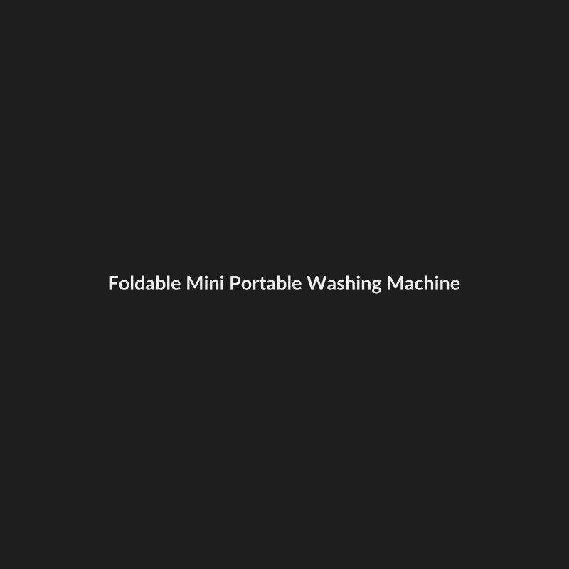 Foldable Mini Portable Washing Machine