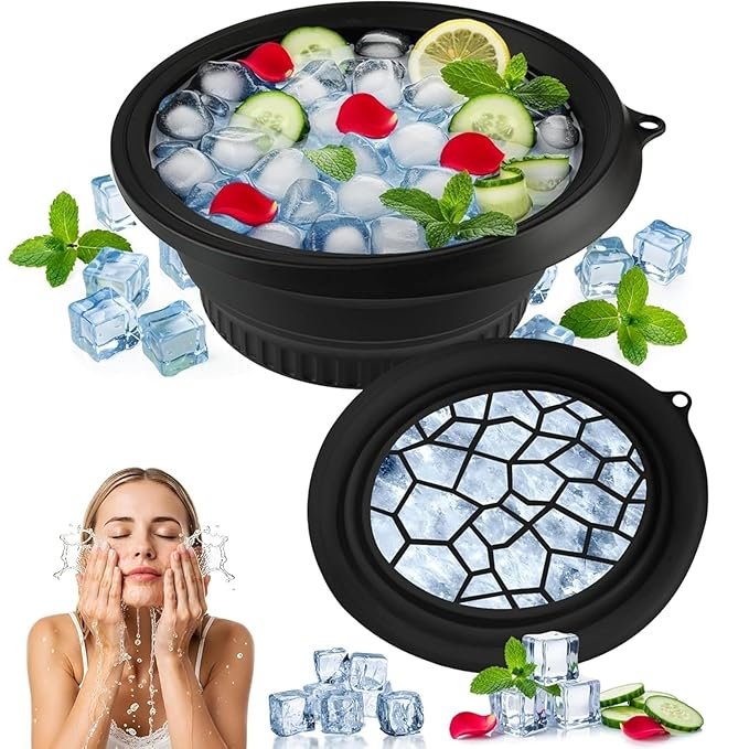 LUMONY® Silicone Face Ice Bowl & Collapsible Face Tub